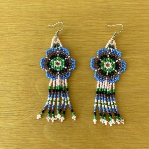 Native American beaded earrings NEW